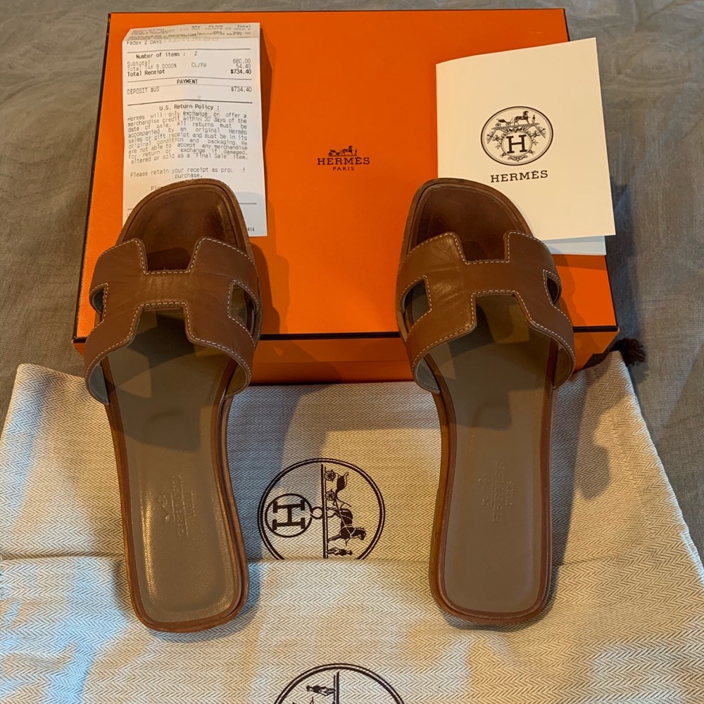 Authentic Hermès Sandal